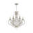 Cavrie 9-Light Vintage Candle Dimmable Chandelier with Crystal Accents