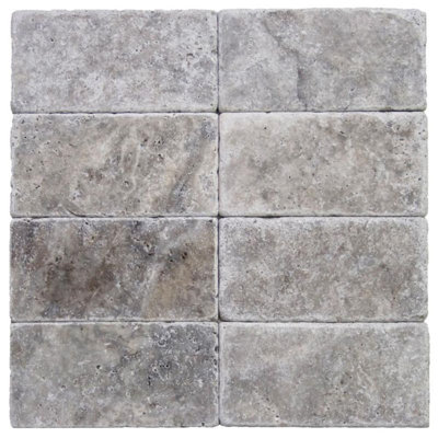 3" x 6" Travertine Marble Look Wall & Floor Tile