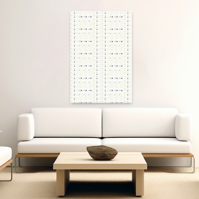 Art contemporain abstrait géométrique contemporain, H 60 po x l 40 po