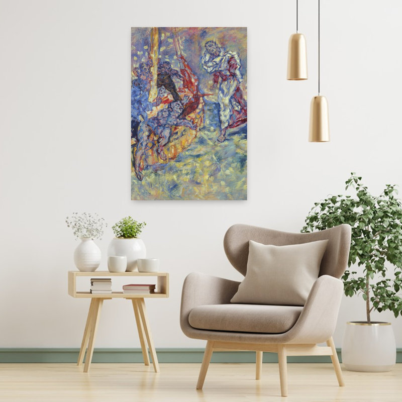Jesus On The Sea Of Galilee, 1936 Abstract Contemporary Horse Wall Art Print 1 Piece Wrapped Canvas Wall Art