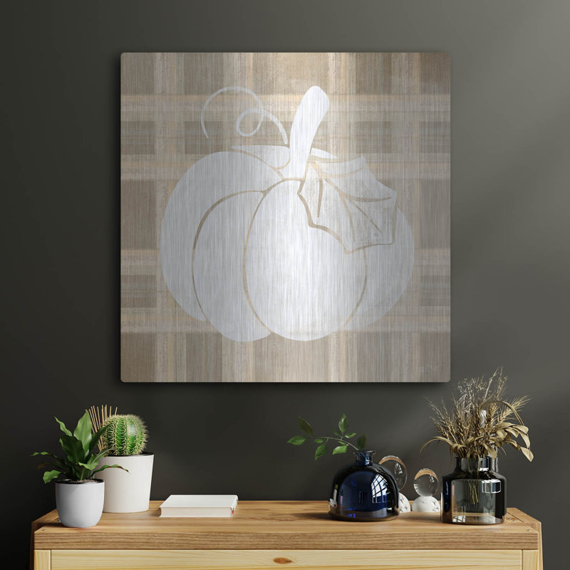 Gracie Oaks " Plaid Pumpkin II " by House Fenway | Wayfair