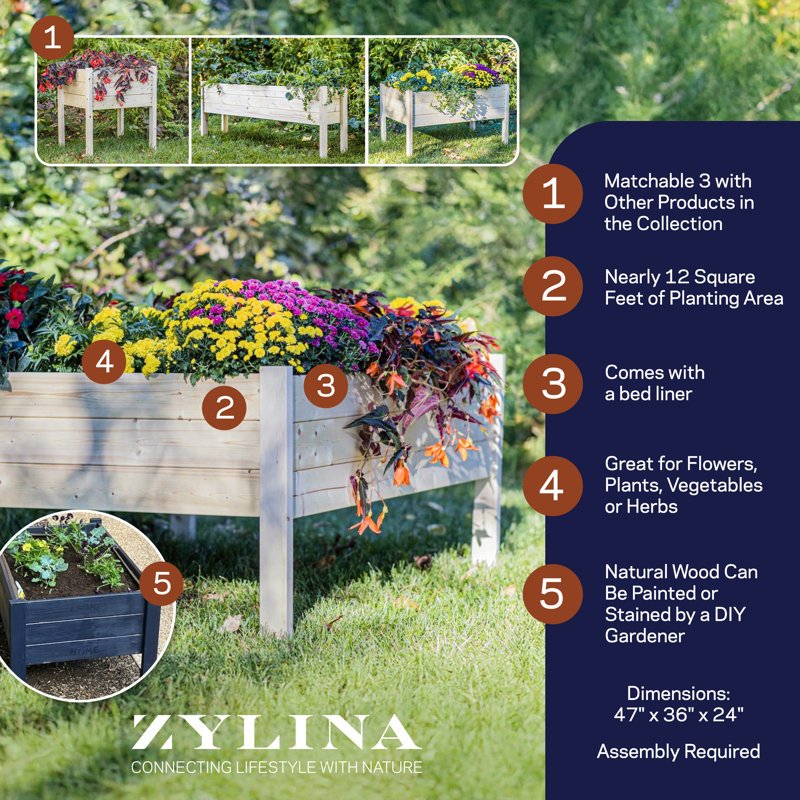 Falyn Outdoor Elevated Planter