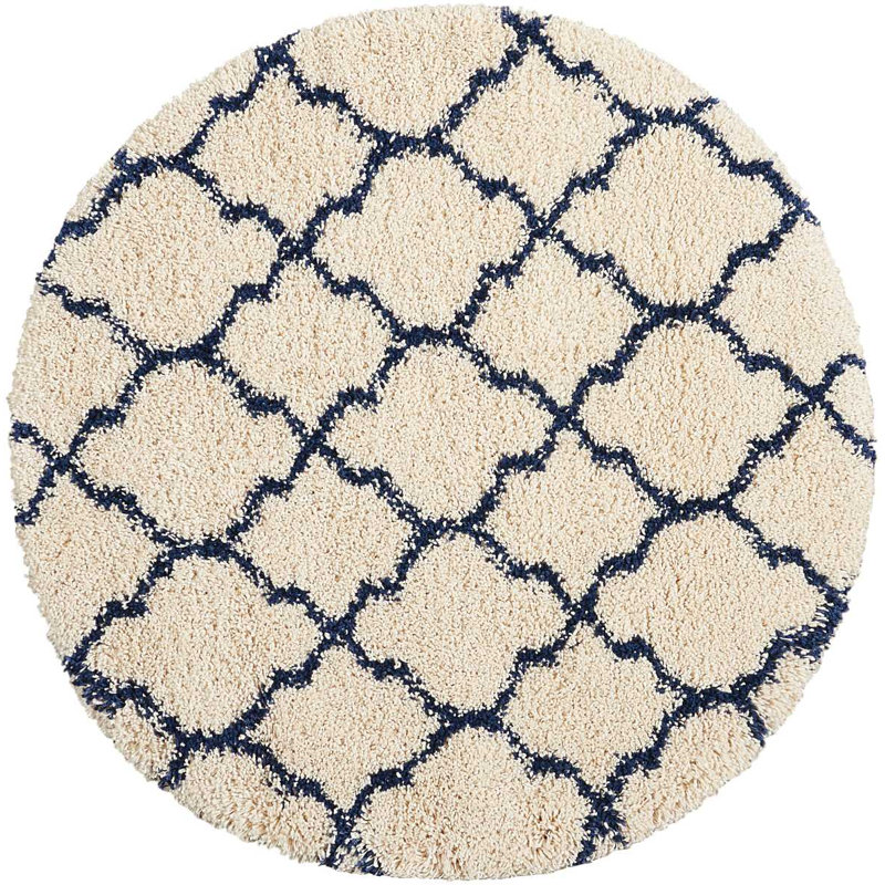 Youn Moroccan Indoor Rug, Round 3'11"