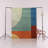 Multi-Colored Abstract Mixed Geometric Shape Patterned Creative Modern Decorative Rug-980359469