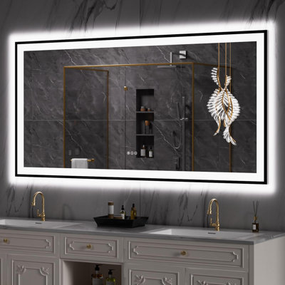 Frameless LED Bathroom Mirror,Smart Mirror