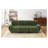 Green Chenille 94.5-Inch 3-Seater Sofa with Compressed Packaging