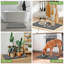 Petit tapis de bain en diatomite à rayures horizontales gris foncé, tapis de bain en pierre à séchage rapide et résistant à la moisissure-418852020-424054528
