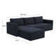 Deirdre 4 - Piece Modular Upholstered Reversible Chaise L-Sectional