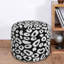 Pouf rond 18 po à imprimé animal