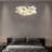 31.5 " 6-light Ceramic Ginkgo Leaf Chandeliers-1503850608