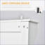 Portemanteaux 3-en-1 avec banc de rangement, 4 crochets et amp; Rangement pour chaussures, blanc crème | Panneau de fibres à densité moyenne-92343128