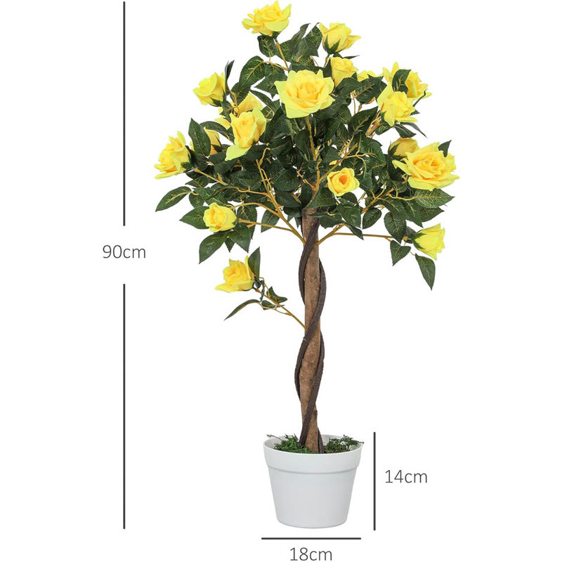 Arrangement in Pot, Yellow