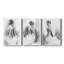 «Soft Silhouette I», ensemble de 3 reproductions sur toiles tendues-827662166