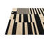 Tapis noir et blanc 4 x 6 Petrella
