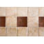 Carreau de cuivre martelé 4 po x 4 po - quantité 8