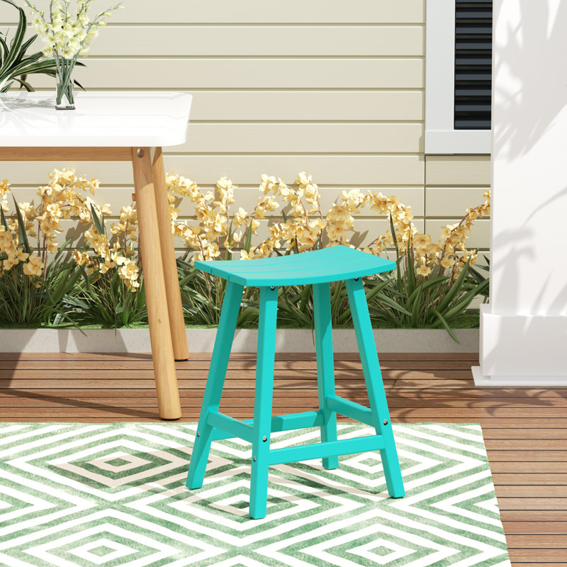 Tabouret de bar Laguna, Tabouret de comptoir (siège d’une hauteur de 24, Vert