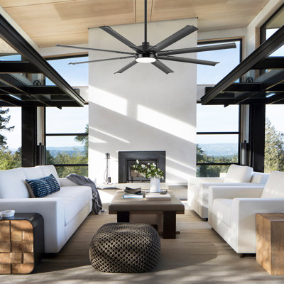 Ikera 72'' Ceiling Fan with LED Lights