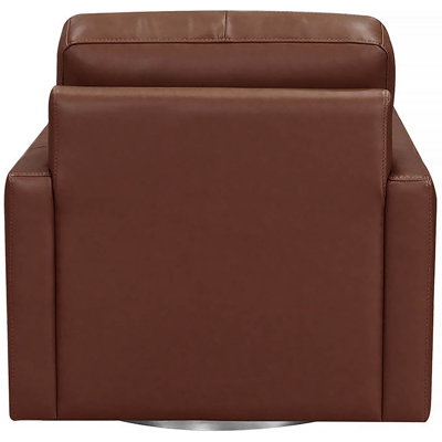 Ashby Swivel Top Grain Leather Chair