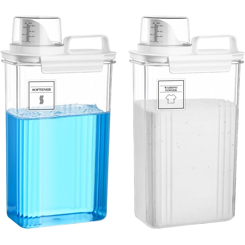 2 Pack 94 Oz Laundry Detergent Dispensers