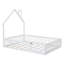 Lit plateforme en bois avec garde-corps, blanc-1455846533