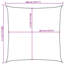 Pesotum 3.6m x 3.6m Square Shade Sail-35756813