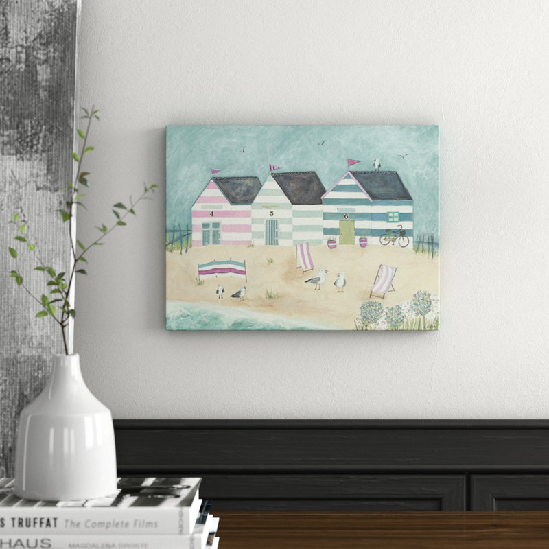 A Sunday Afternoon Bike Ride by Louise O'Hara - No Frame Painting, 30cm H x 40cm W