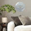 Horloge murale en verre 12 po
