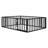 Floor Bed Frame With Fence And Door-1507780745