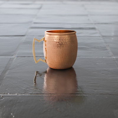 Twine Hammered Mule Mug In Multicolor