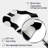 Orka Flows Minimal Black White - Waves Cloud Mirror, Black Asymmetrical Decorative Wall Mirror, Printed Metal Art-1565910455