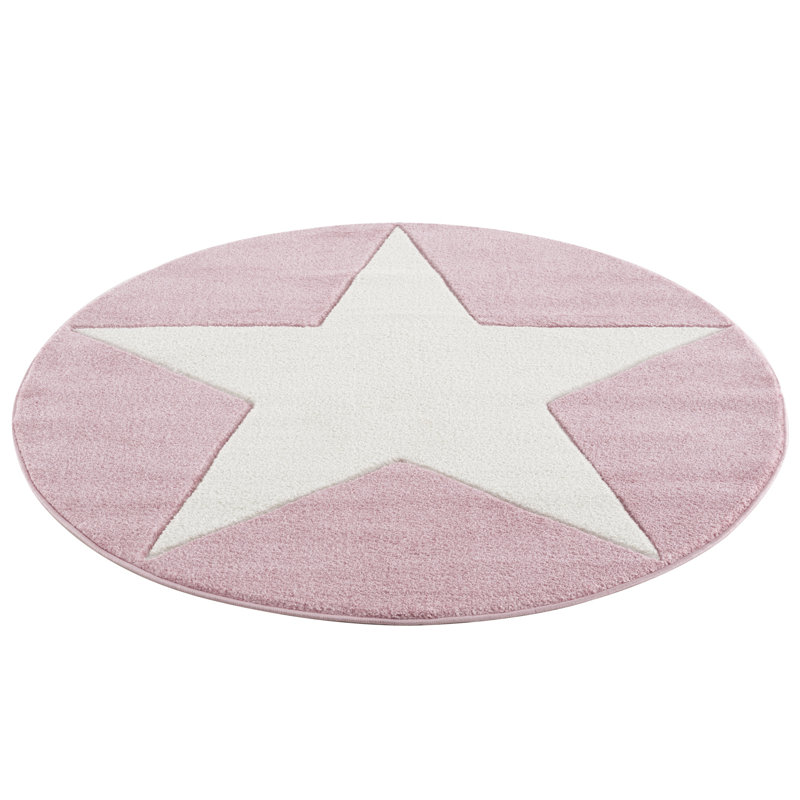 Shootingstar Geometric Shag Area Rug, Round 160cm