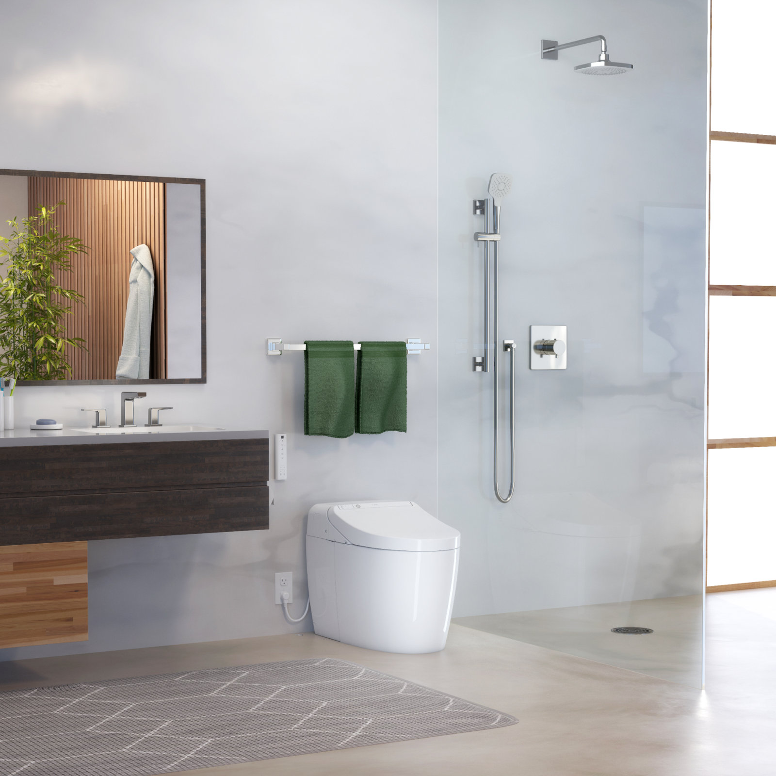 Washlet® Dual-Flush 1-Piece Toilet