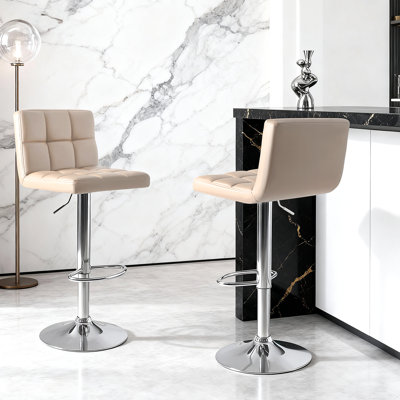 Stallcup Swivel Adjustable Height Bar Stool