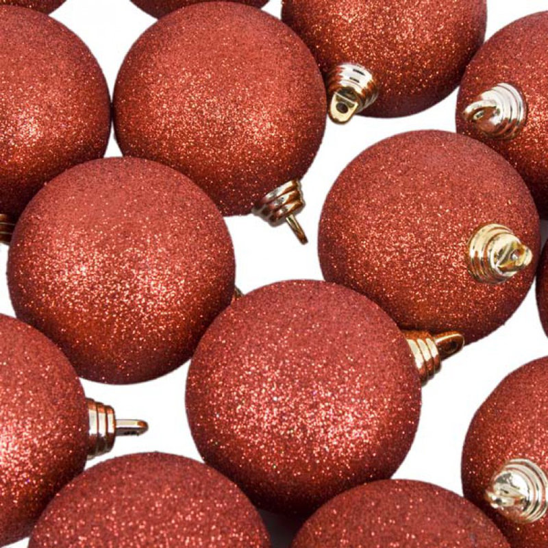 6cm Bauble, Red