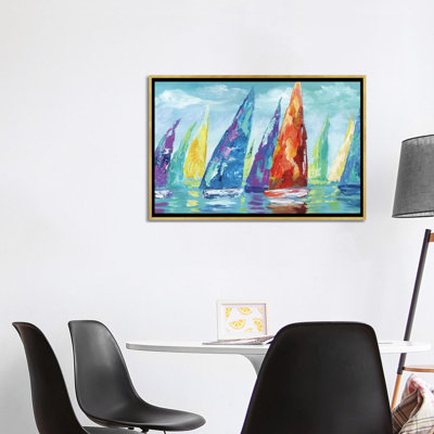 Reproduction d’art sur toile Fine Day Sailing II par Nan