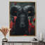 «Black Astrology Rams Radiance Aries» - impression d'art mural-17408744-17408738