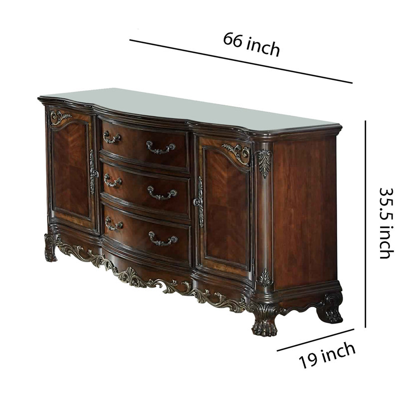 Table de buffet à 3 tiroirs Aranxa