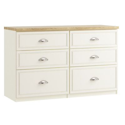 115 cm W Chest of 6 Drawers