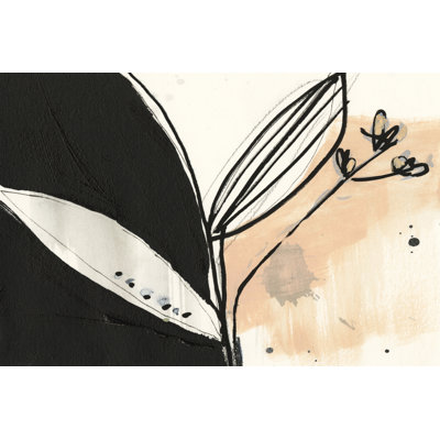 Floral Synergy I par Jennifer Goldberger - peinture sur toile tendue