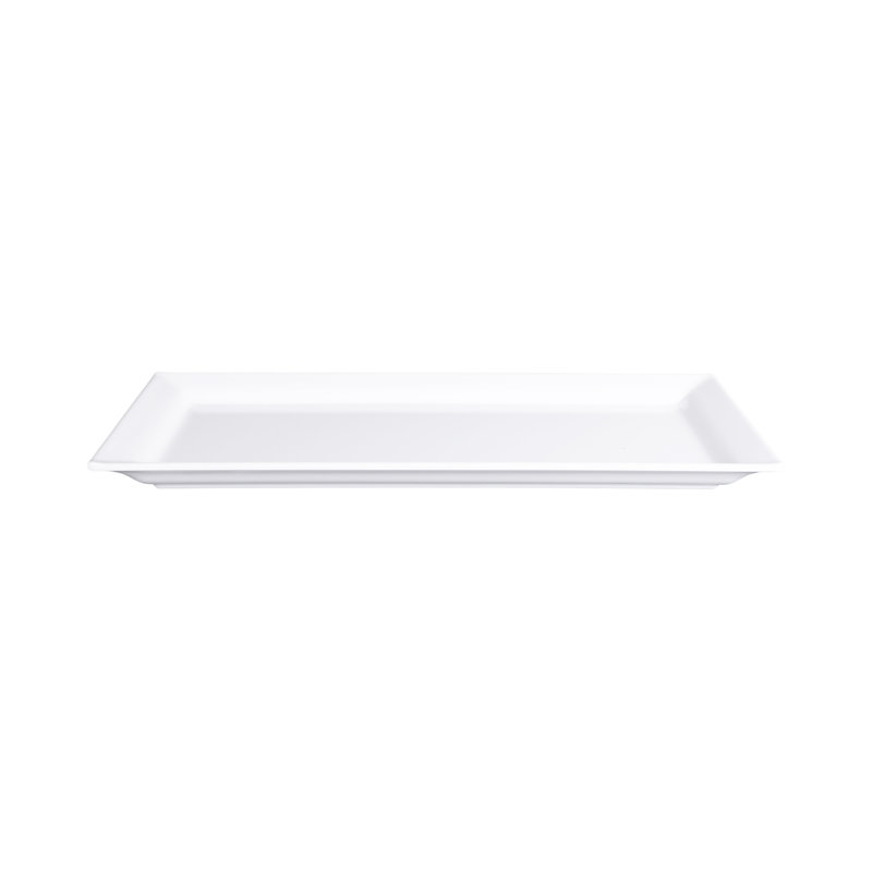 Elite Global Solutions Vogue Melamine Platter, 1" H x 14" W x 7" D