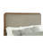 Walnut Upholstered Eastern King Panel Bed