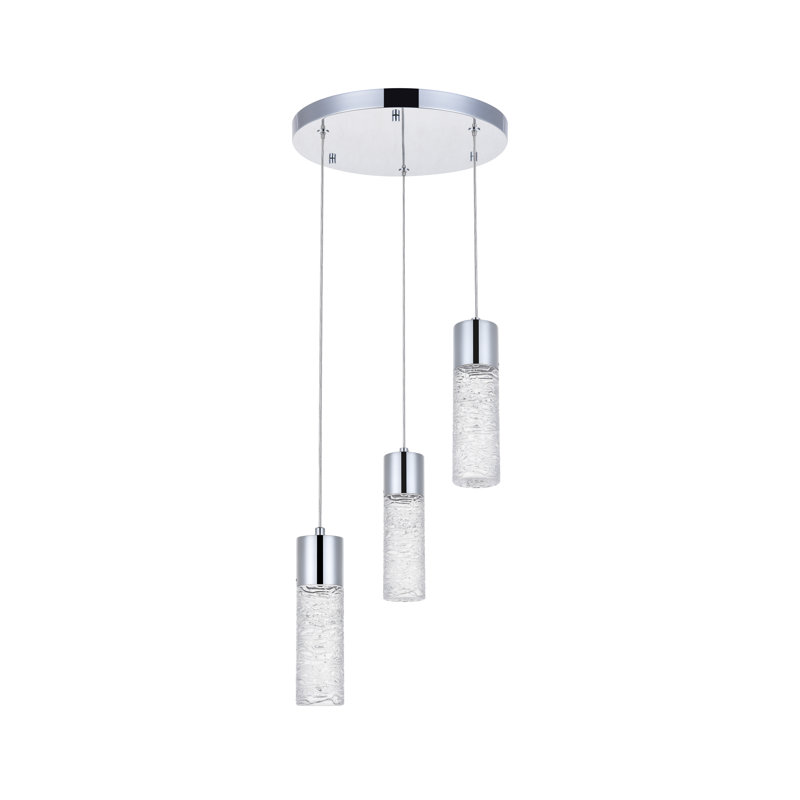 Granado 3 - Light LED Cluster Pendant, Chrome