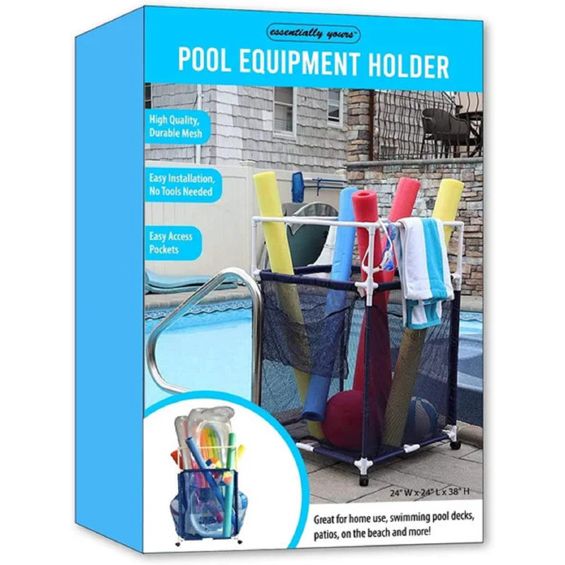 Panier de rangement pour nouilles Rolling Pool, Bleu