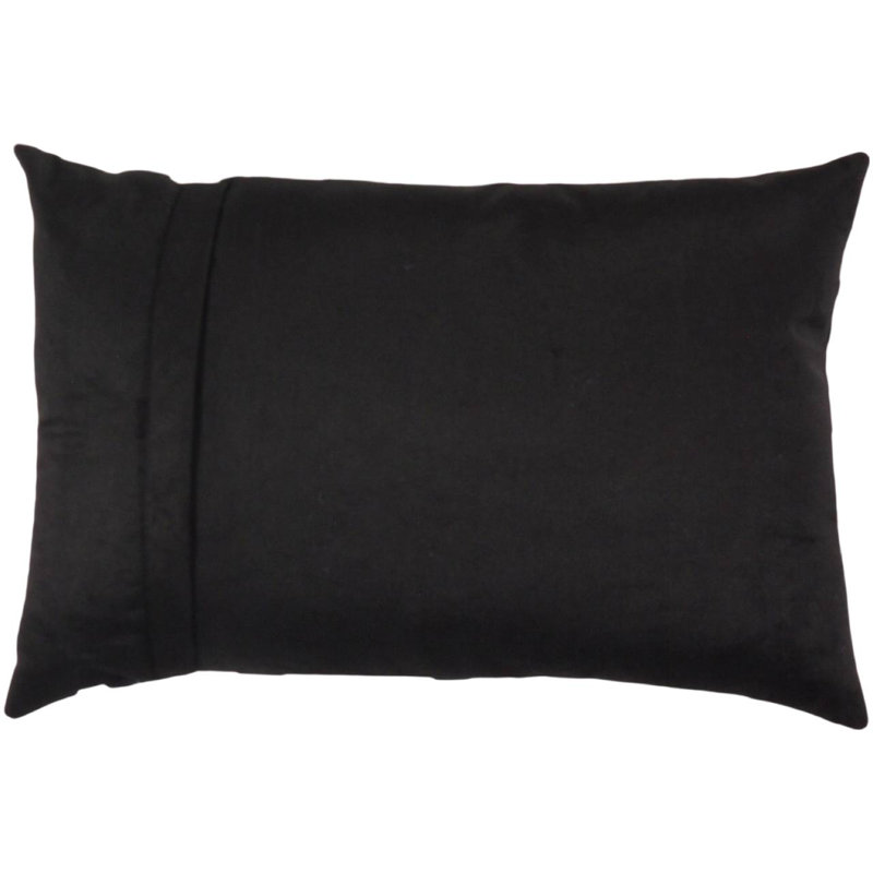 Coussin en velours Pasargad, H 16 po x l 24 po, Forme rectangulaire