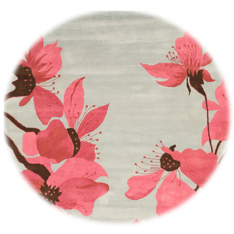 Hand Tufted Wool Floral Area Rug