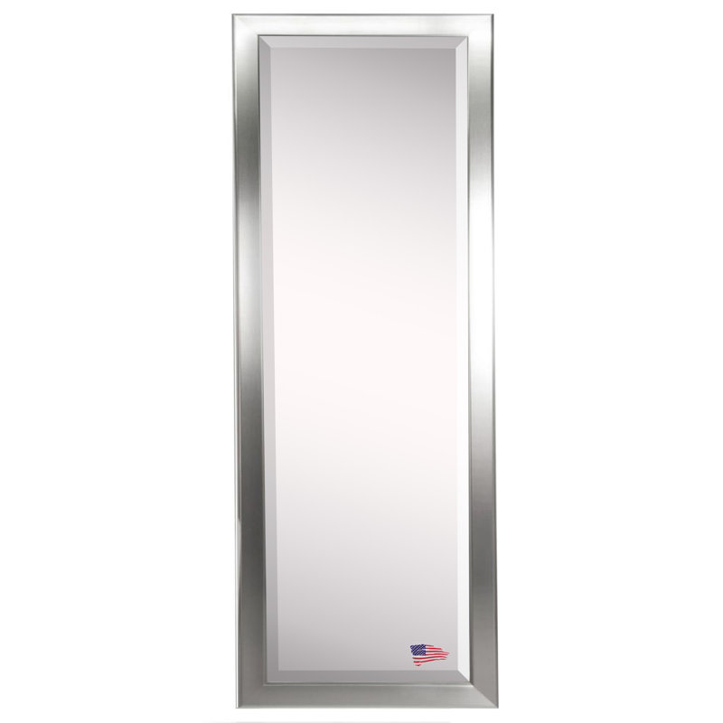 Wood Flat Mirror, 62.5" H x 24.5" W