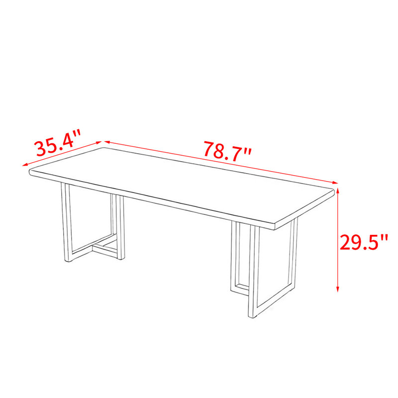 Christly, 29.5"H x 78.7"L x 35.4"W