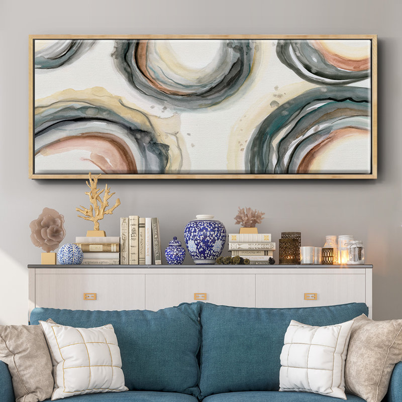 Elasticity- Framed Canvas, 8" H x 20" W