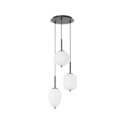 3 - Light Black Sphere Pendant