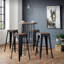 Ohlone Counter Stool with Metal Frame